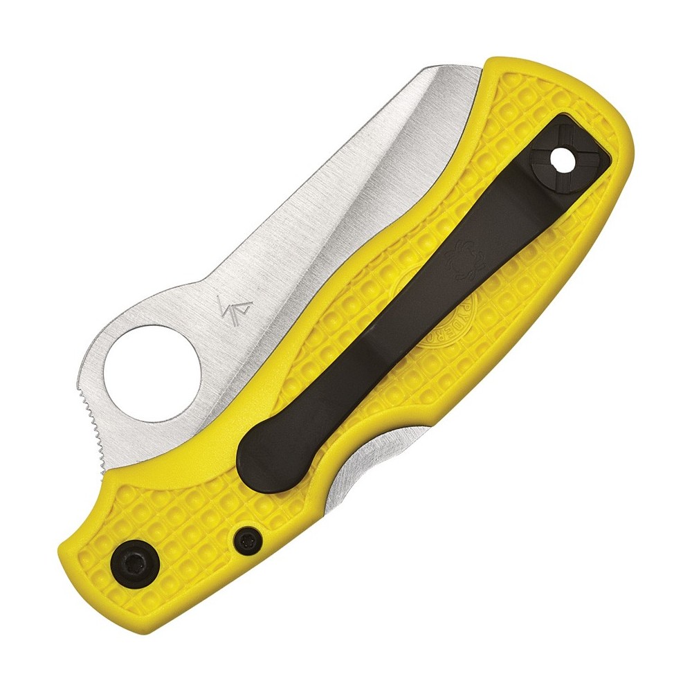 Spyderco Saver Salt Lockback Yellow