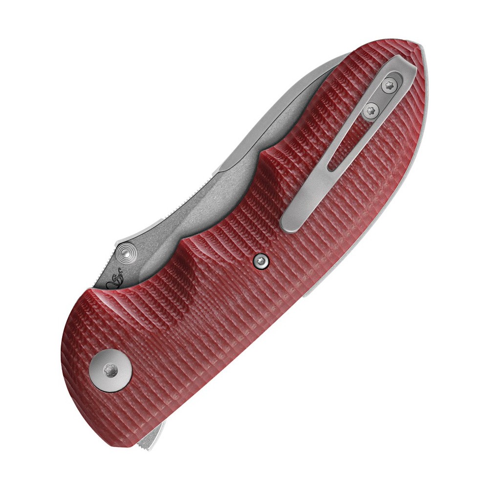 Viper Moon Button Lock Red G10