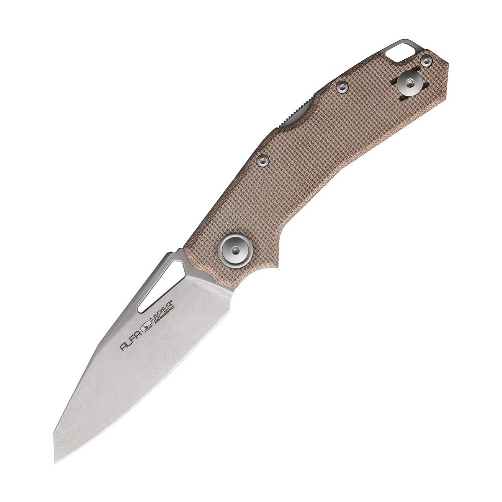 Viper Alfa Lockback Natural Micarta