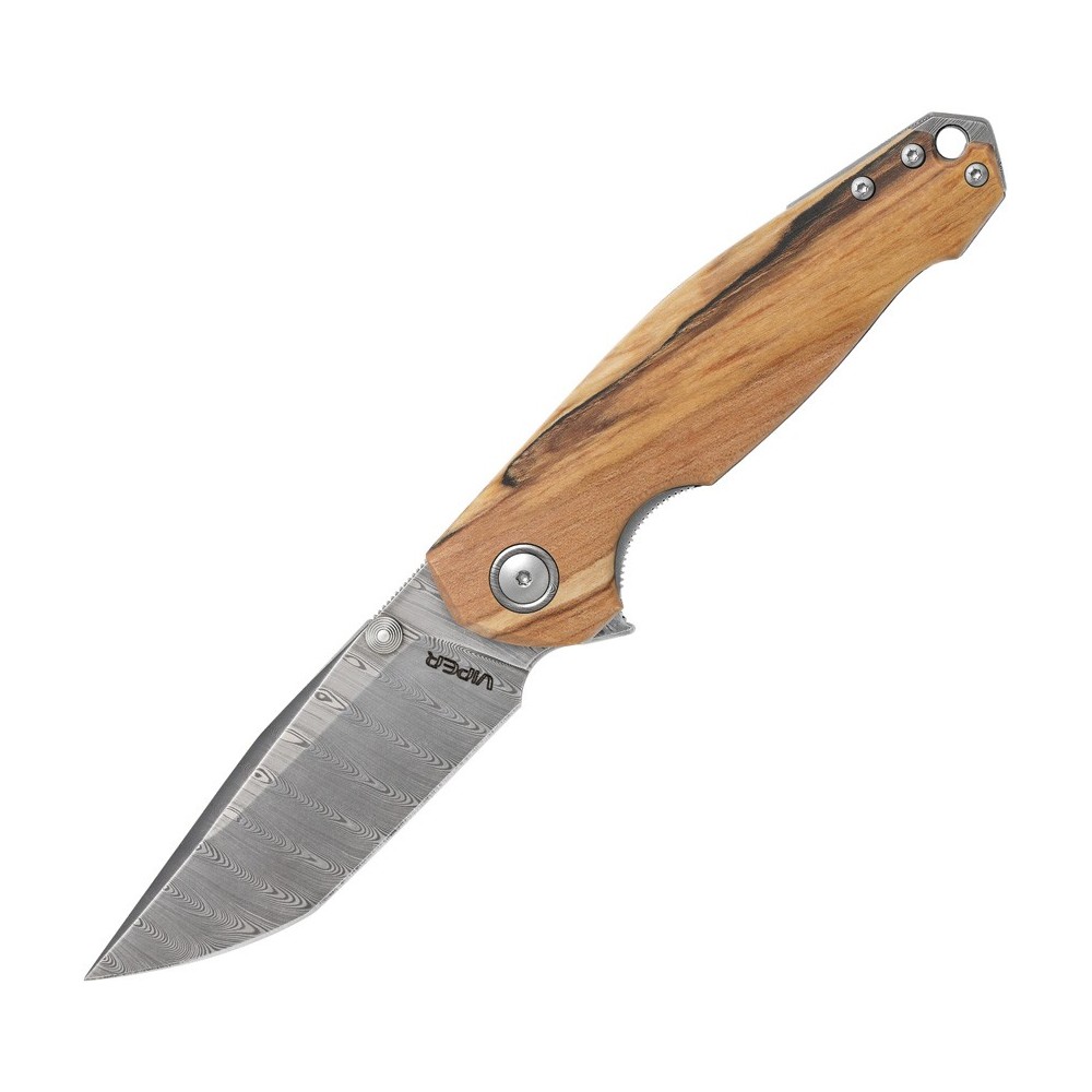Viper Katla Linerlock Damascus Popl