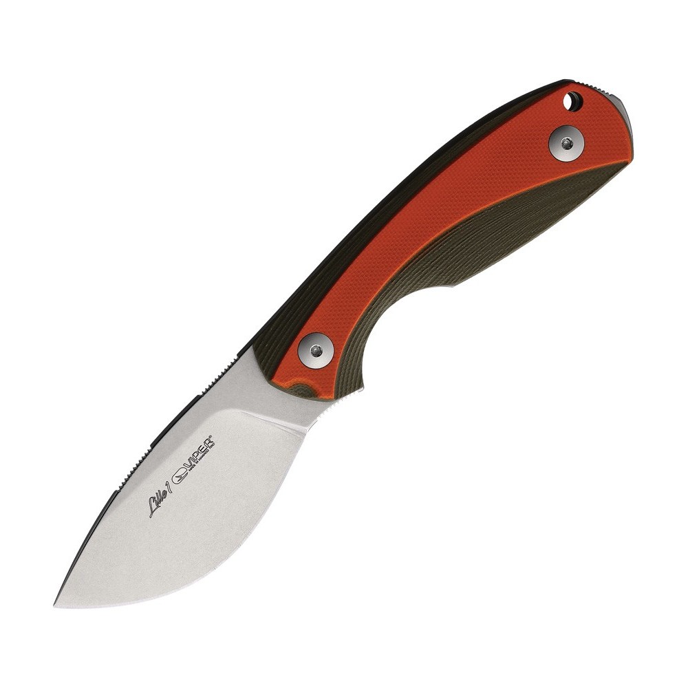 Viper Lille 1 Fixed Blade Org/Grn