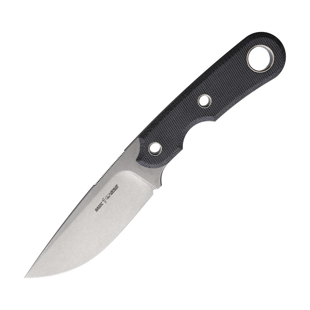 Viper Basic1 Fixed Blade Black Mic
