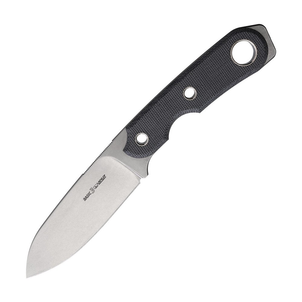 Viper Basic3 Fixed Blade Black Mic