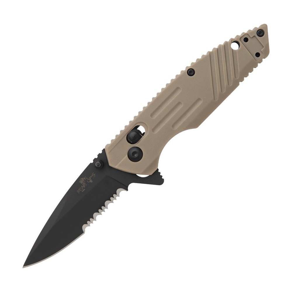 Bear & Son Slide Lock Desert Zytel