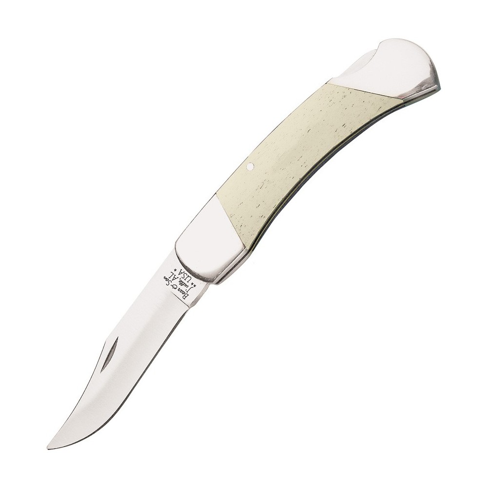 Bear & Son Lockback White Smooth Bone