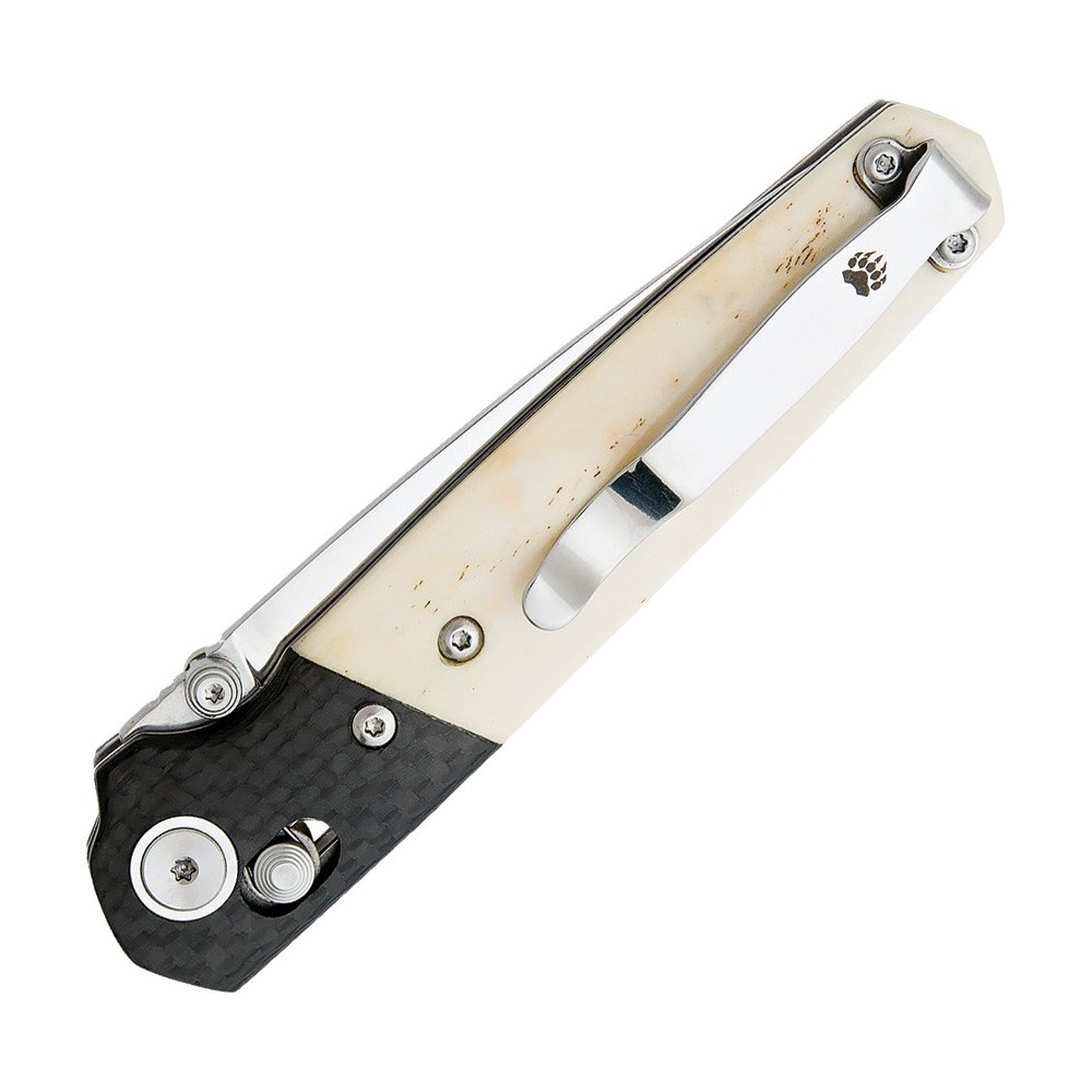 Bear & Son Lawman Slidelock White Bone