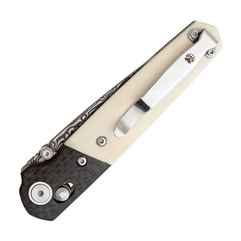 Bear & Son Lawman Slidelock White Bone