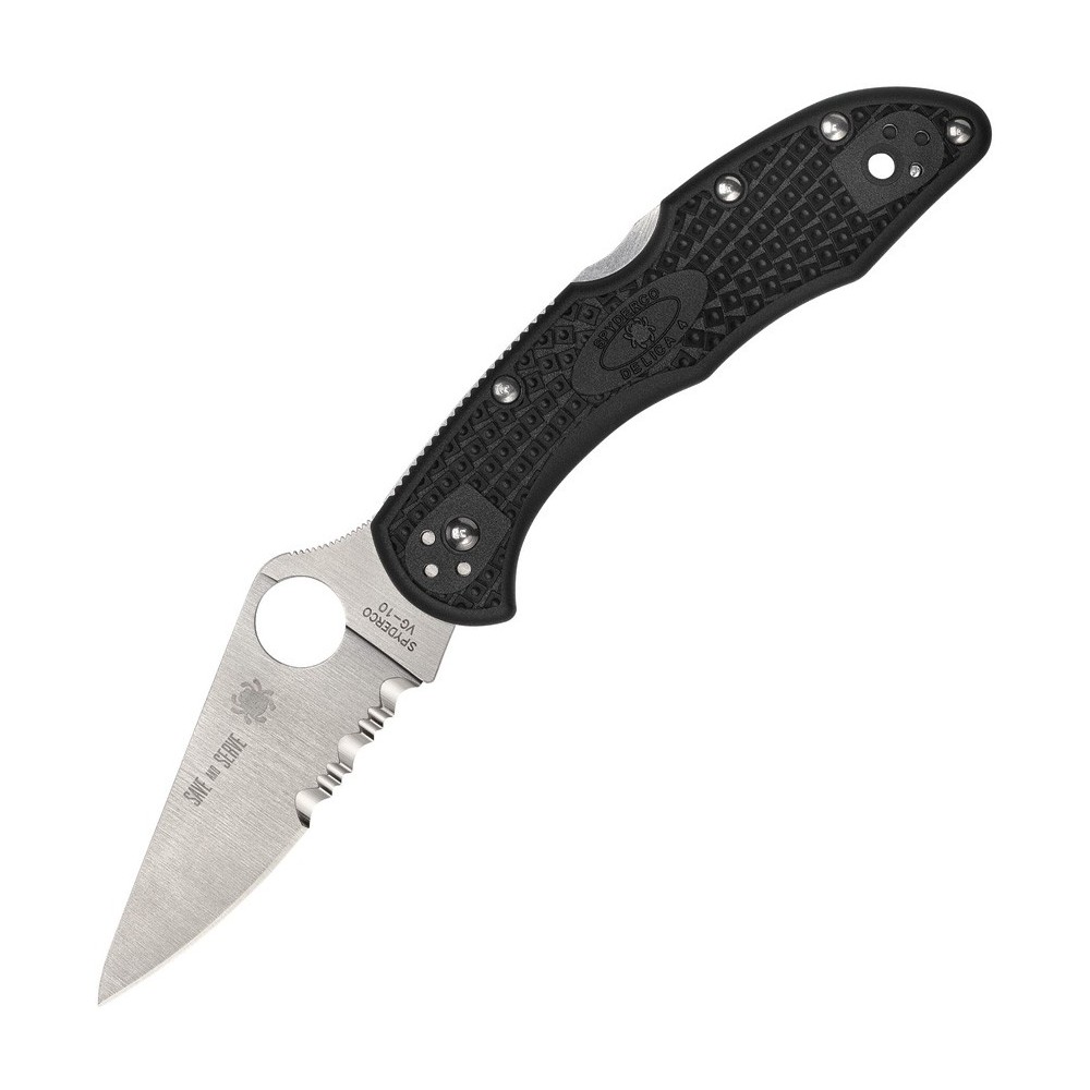 Spyderco Delica 4 Lockback Red Line