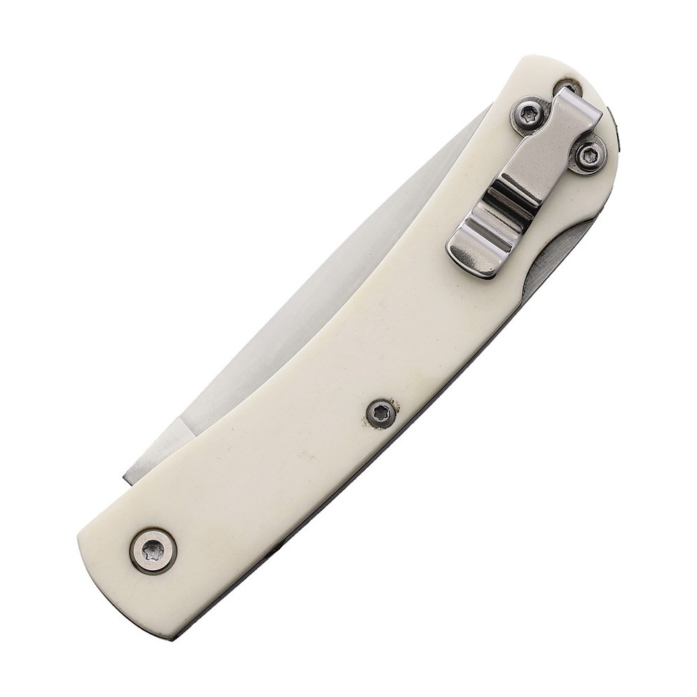 Bear & Son Small Lockback White Bone
