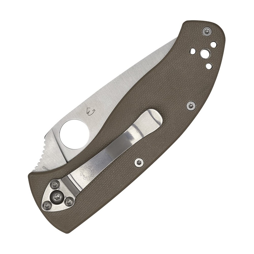 Spyderco Tenacious Linerlock Brown G10