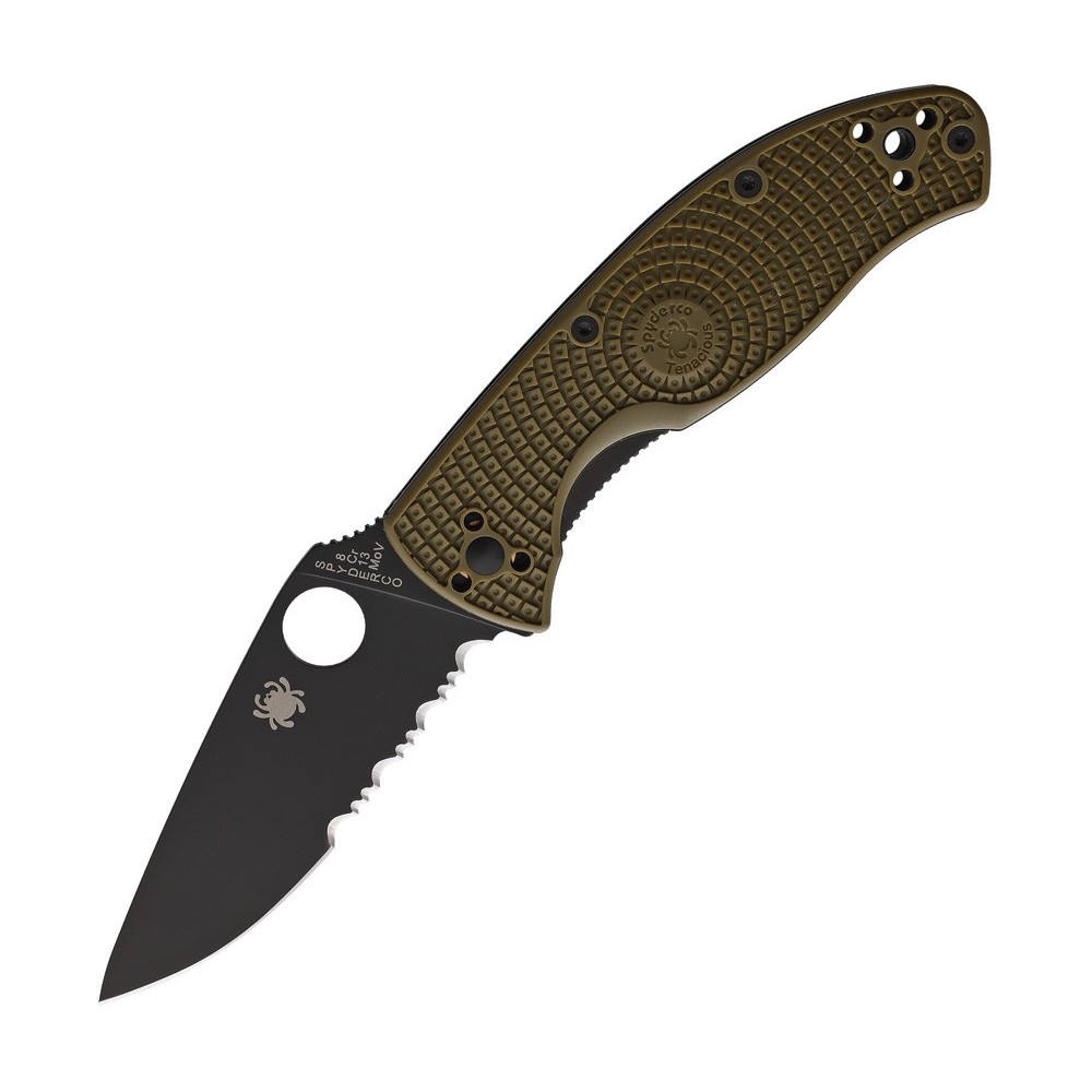 Spyderco Tenacious LWT Black Bld OD