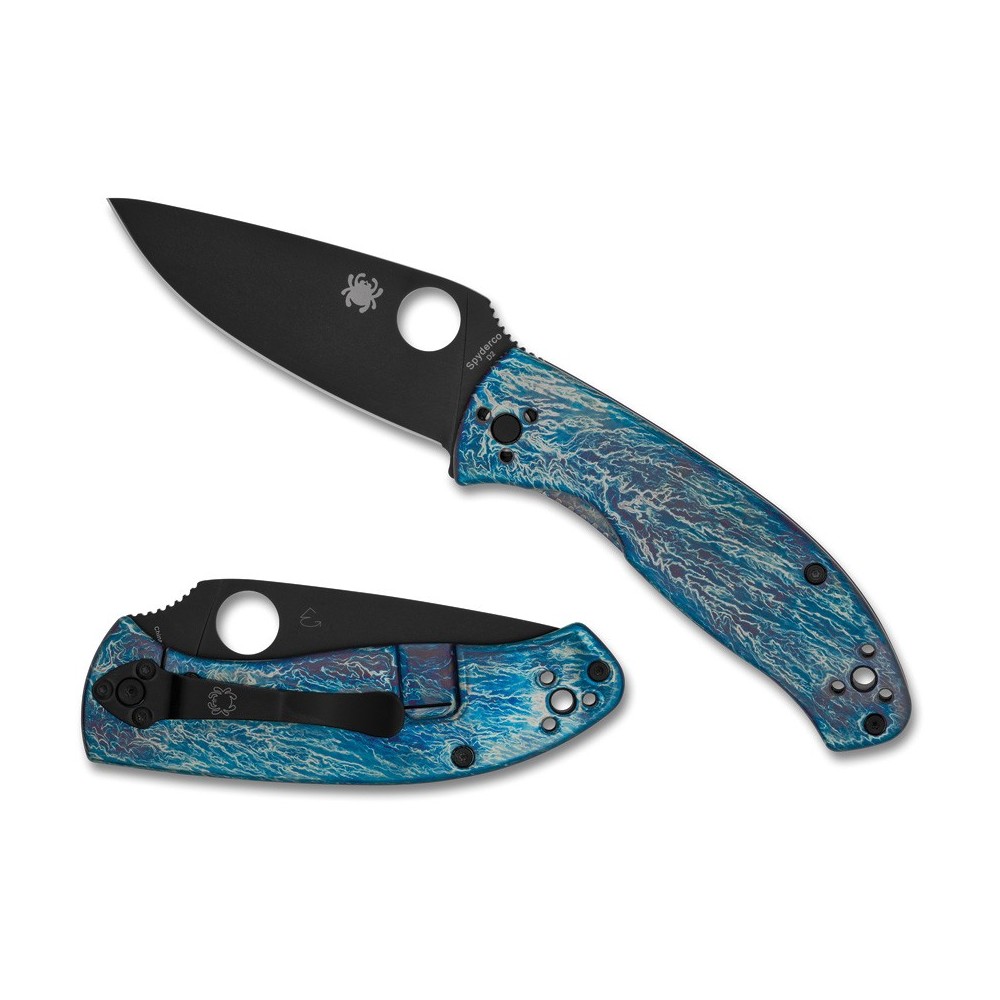 Spyderco Tenacious R.I.L. Ti Blue