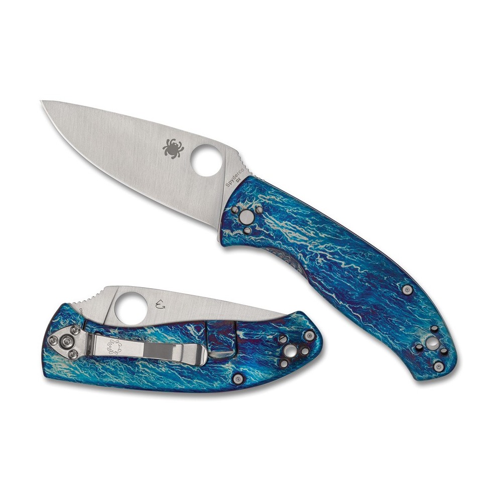 Spyderco Tenacious R.I.L. Ti Blue