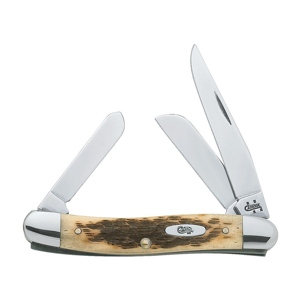 Case Medium Stockman Amber Bone