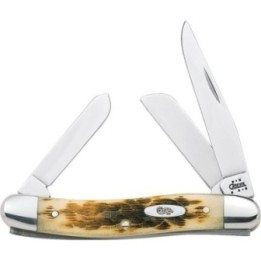 Case Stockman Amber Bone