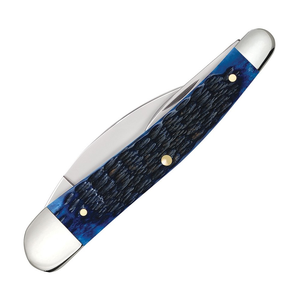 Case Seahorse Whittler Navy Bone
