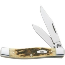 Case Small Texas Jack Amber Bone