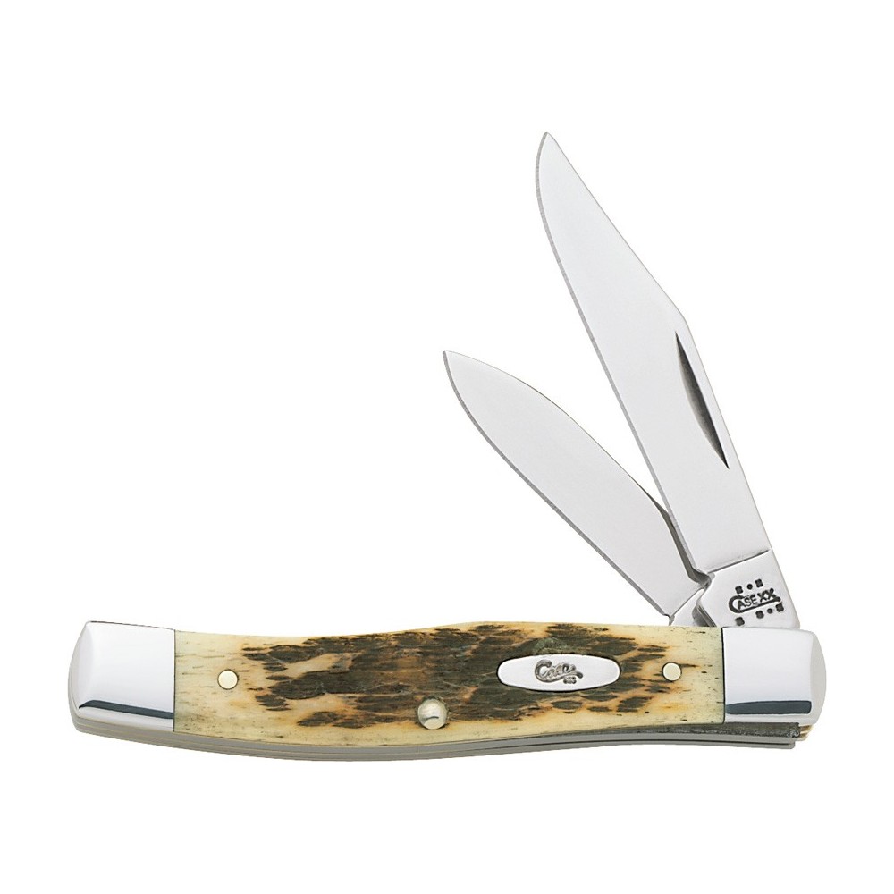 Case Small Texas Jack Amber Bone