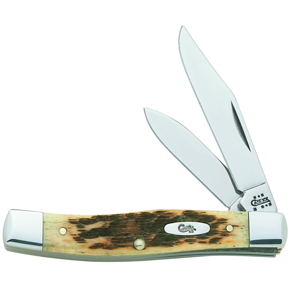 Case Small Texas Jack Amber Bone