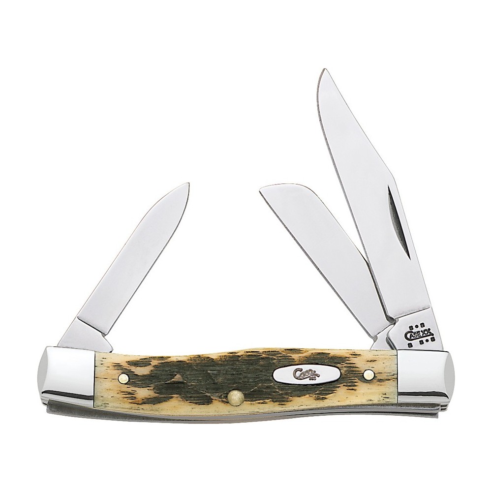 Case Stockman Amber Bone