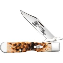 Case Cheetah Cub Amber Bone