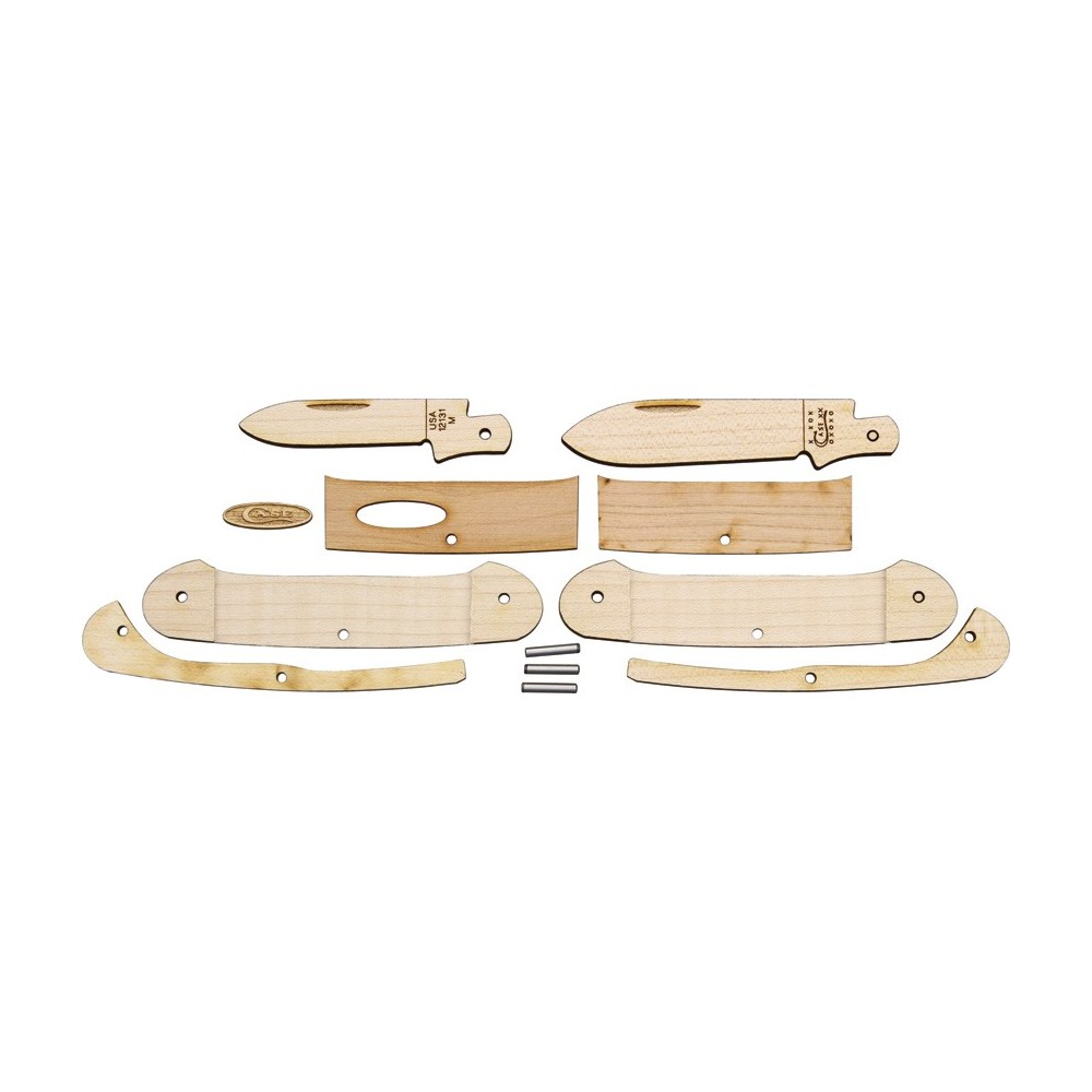 Case Canoe Wooden Knife Kit