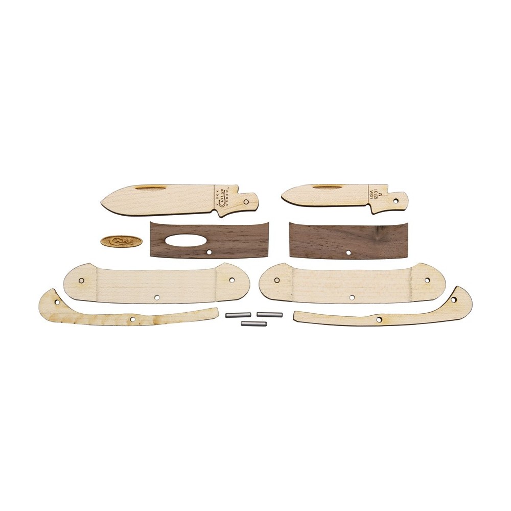 Case Wooden Knife Kit Canoe