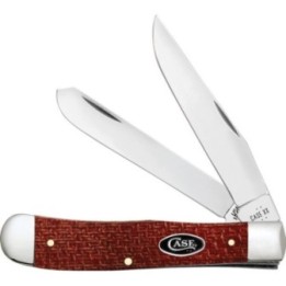 Case Trapper Red Burlap