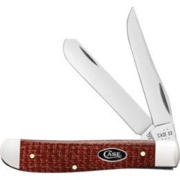 Case Mini Trapper Red Burlap