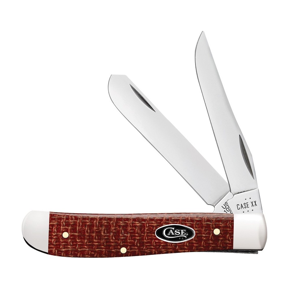 Case Mini Trapper Red Burlap