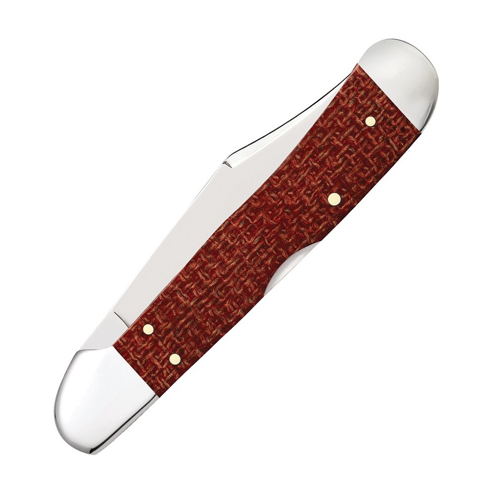 Case Copperlock Dark Red Burlap