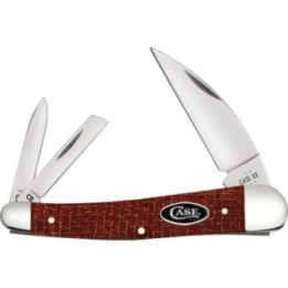 Case Seahorse Whittler Red Burlap
