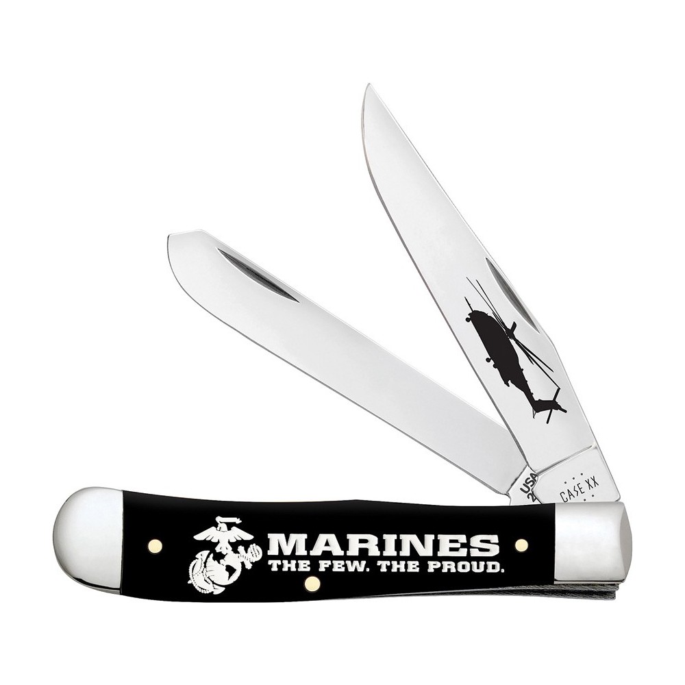 Case USMC Trapper Black Synthetic