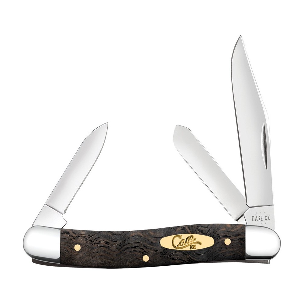 Case Stockman Black Curly Oak