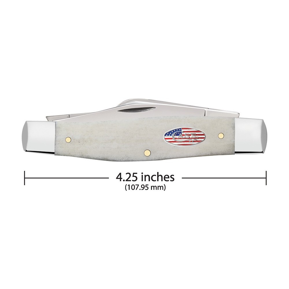 Case Lg Stockman Natural Bone