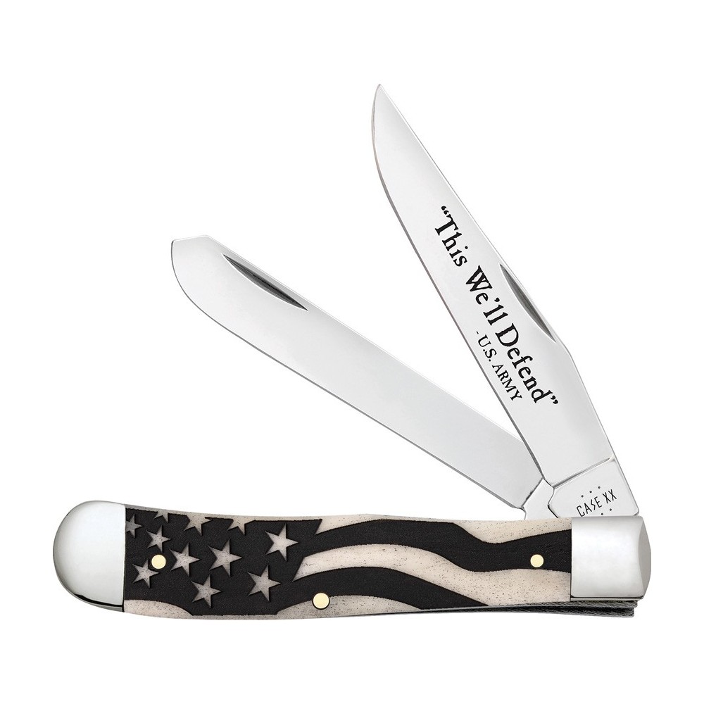Case U.S. Army Trapper Bone