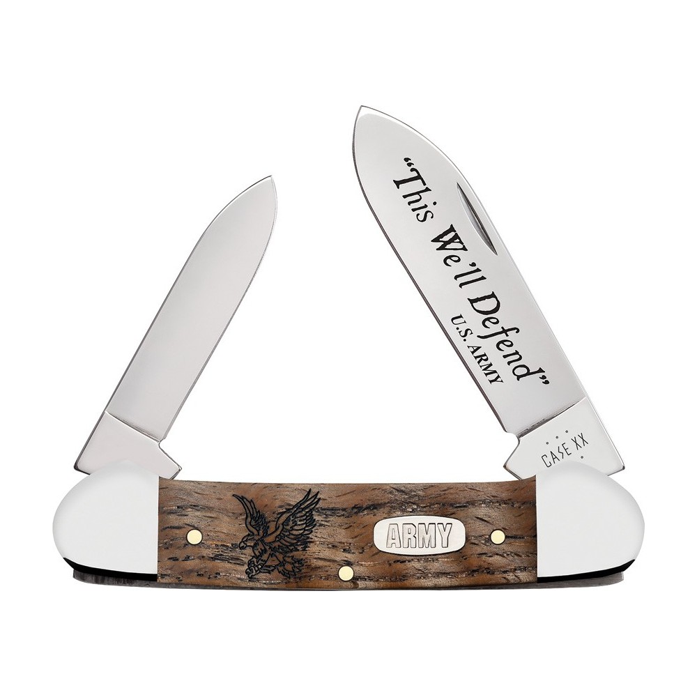 Case U.S. Army Canoe Oak