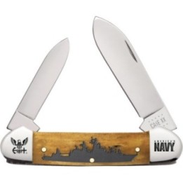 Case Navy Canoe Antique Bone
