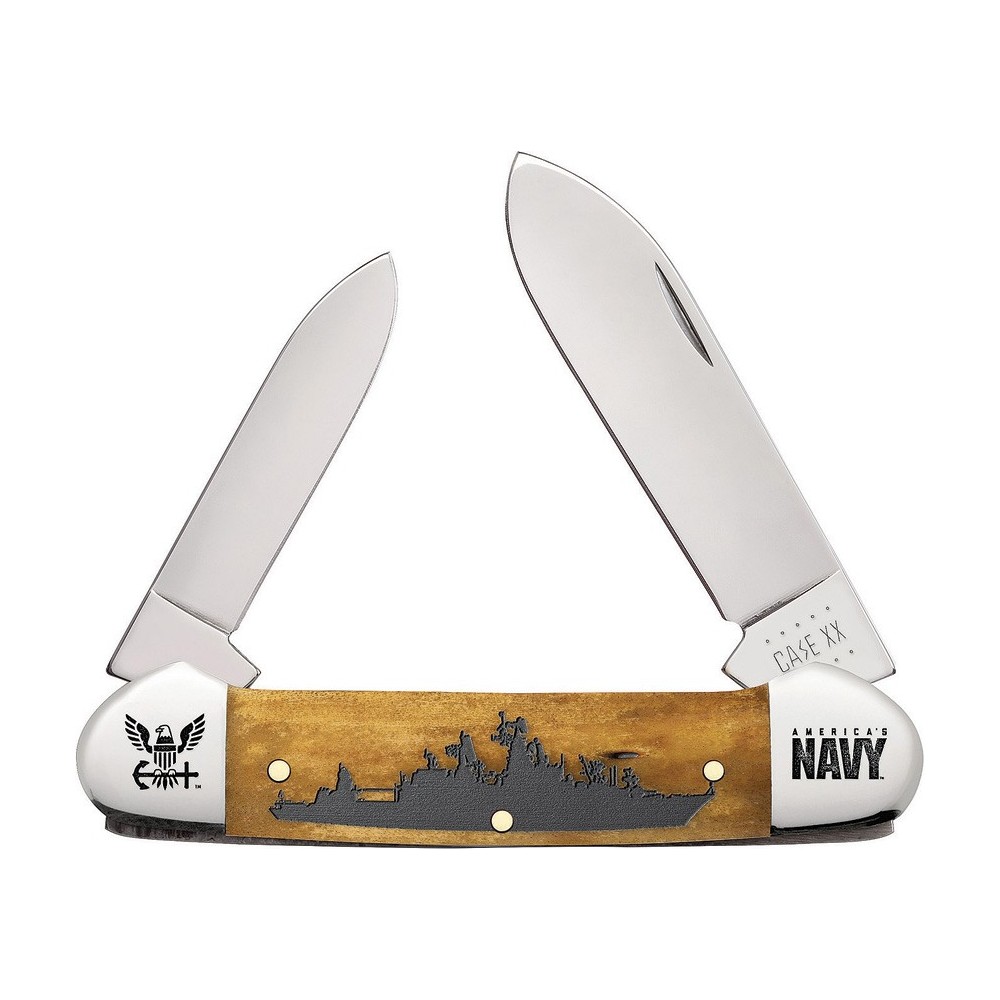 Case Navy Canoe Antique Bone