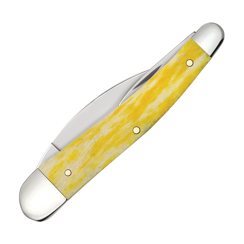 Case Seahorse Whittler Yellow Bone