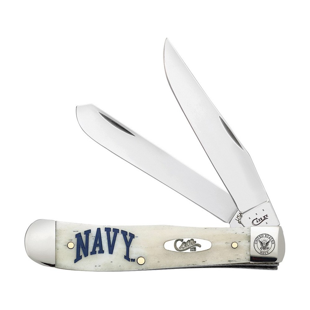 Case US Navy Trapper Natural Bone