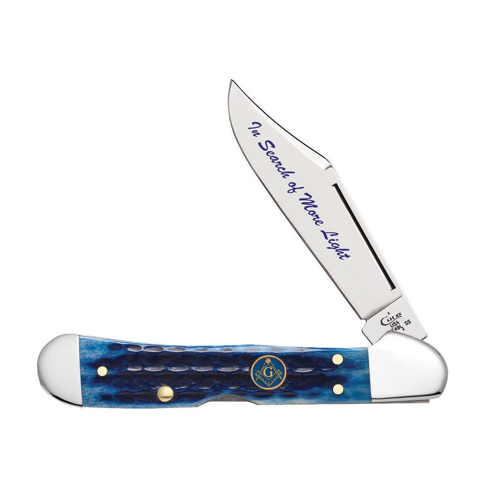 Case Masonic Mini Copperlock Blue