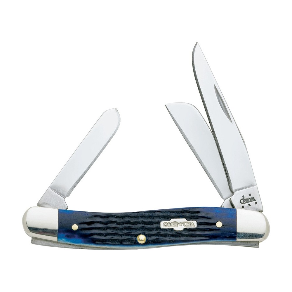 Case Medium Stockman Blue Bone