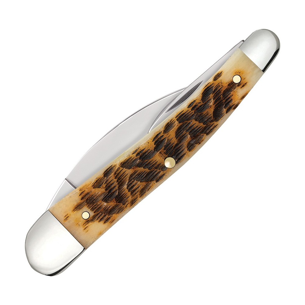 Case Seahorse Whittler Amber Bone