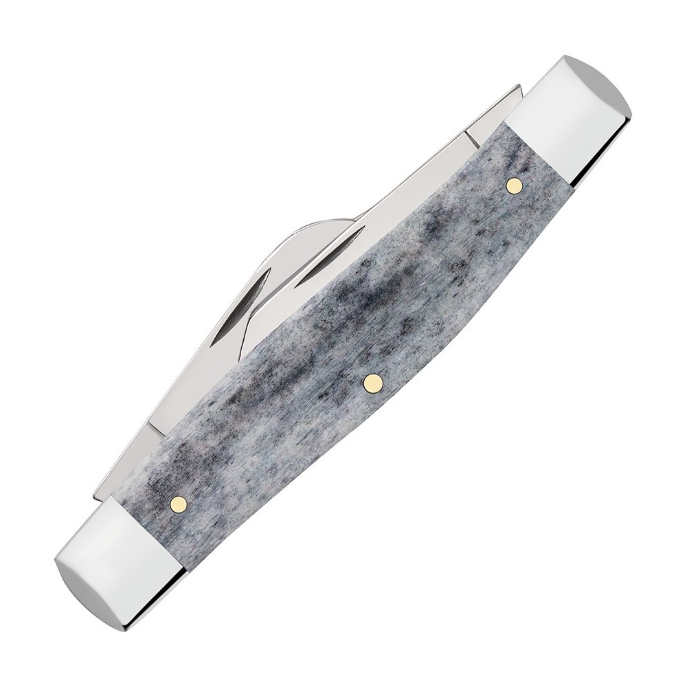 Case Large Stockman Gray Bone