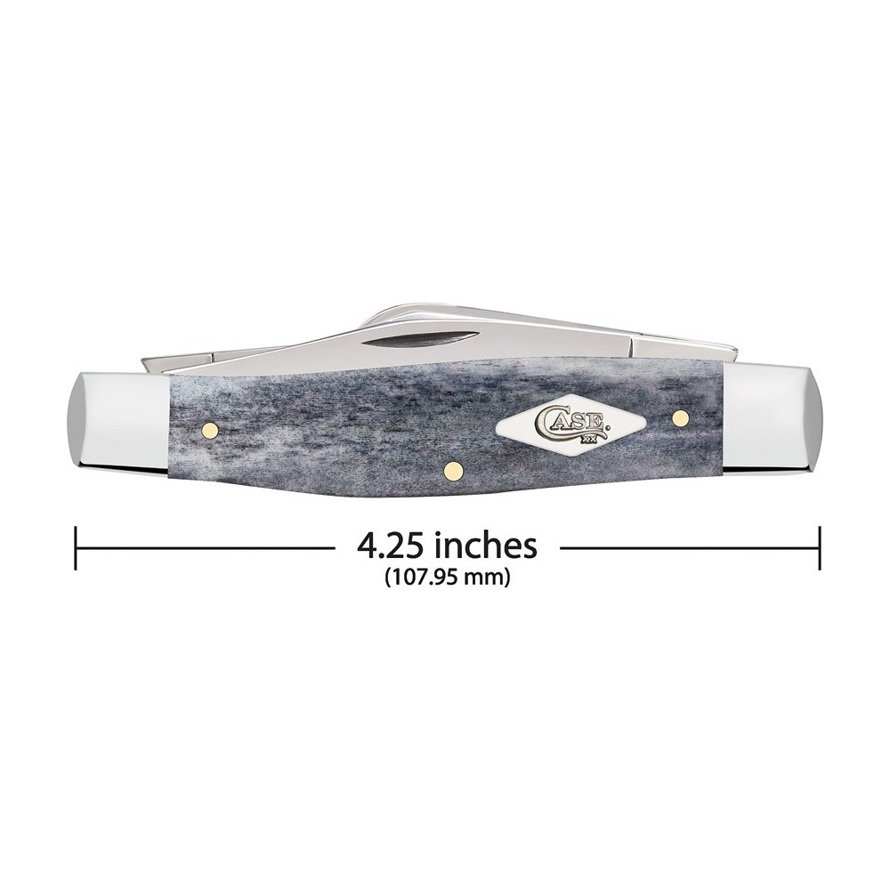 Case Large Stockman Gray Bone