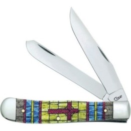 Case Trapper Stained Glass Cross