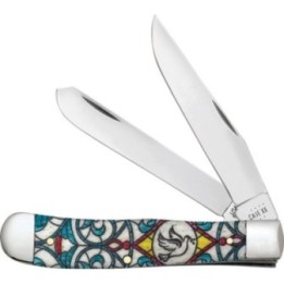 Case Trapper Stained Glass Dove