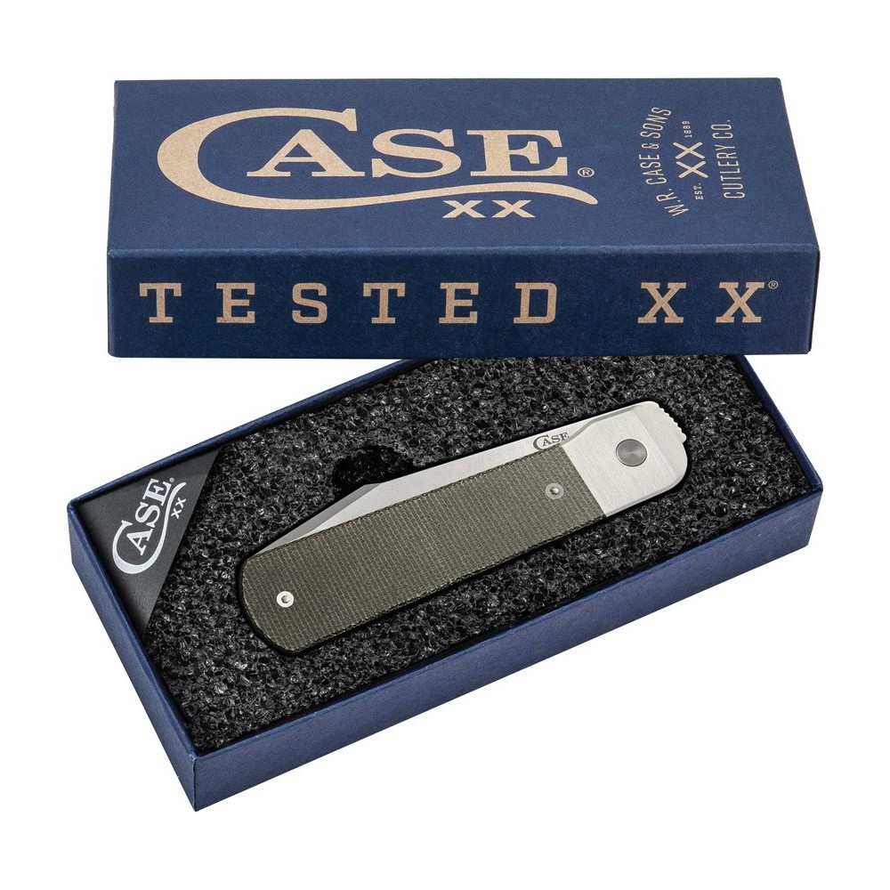 Case Longhouse Green Micarta