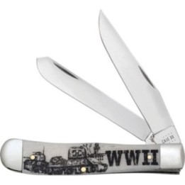 Case WWII Trapper Natural Bone